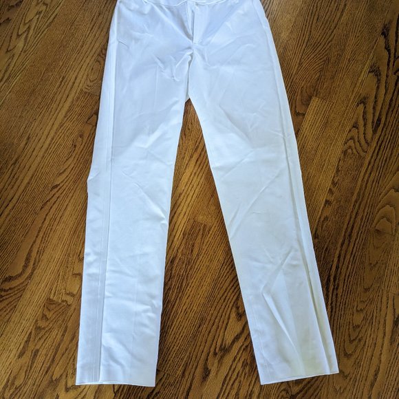 Lina Allard Ellen Tracy Pants - NWT Lina Allard EllenTracy White Cotton dress pants Size 4